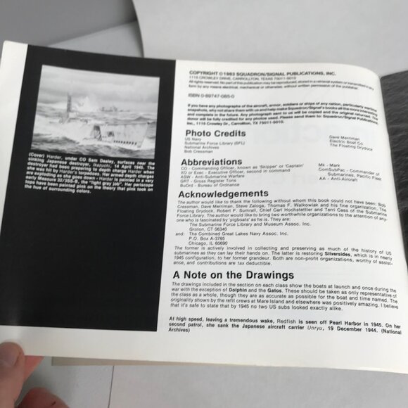Vintage 1983 U.S. Subs in Action Book Warships No. 2 NICE! - Picture 4 of 7